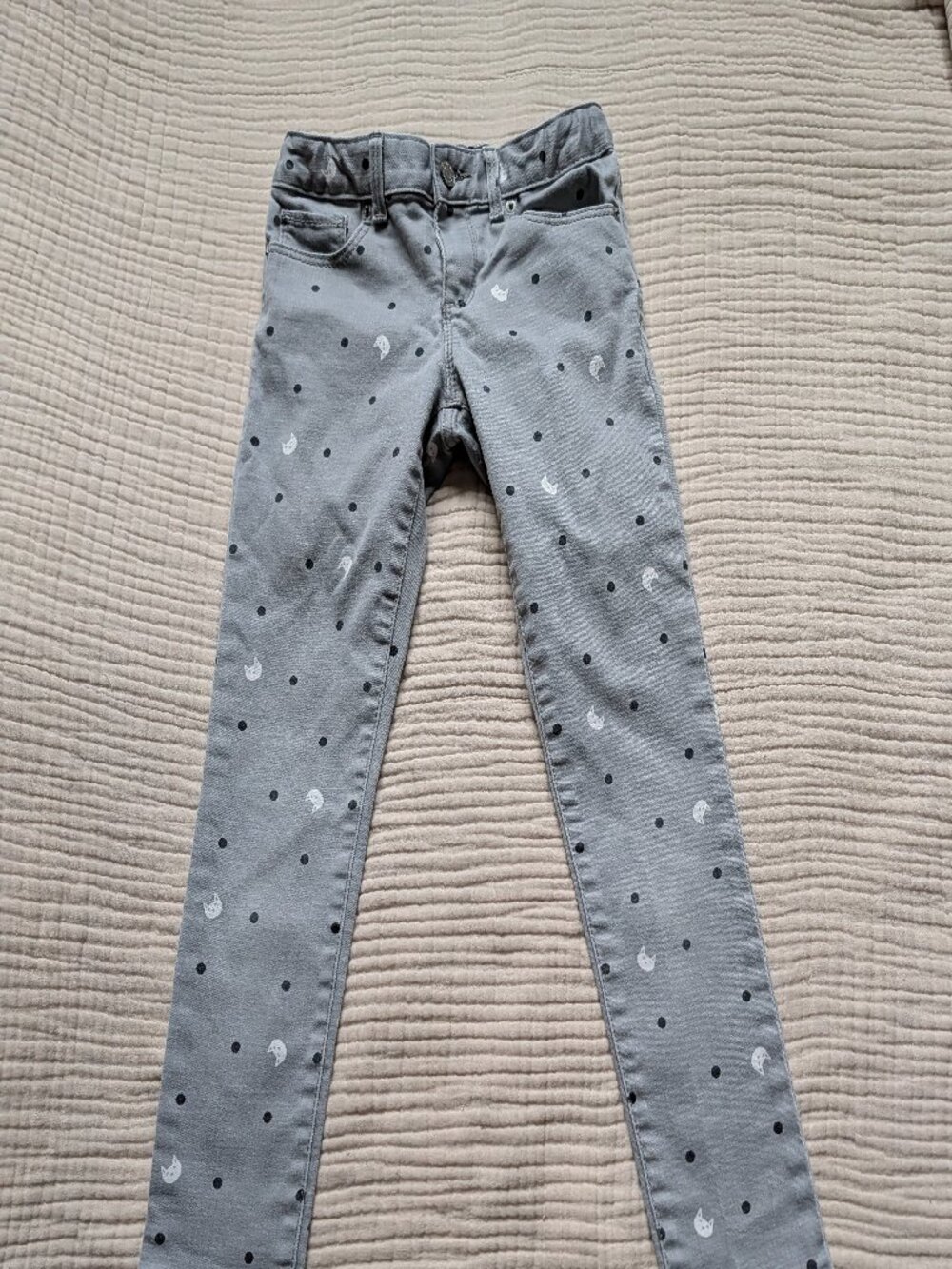 Cat Print GAP Gray Jeans